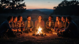 Mehr über den Artikel erfahren Das Lagerfeuer – Der älteste Ort menschlicher Gemeinschaft